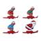 Mr. Christmas 47" Animated & Musical Gingerbread Ski Slope